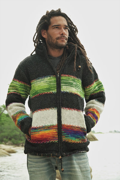 Wool Jacket Multicolour Rainbow