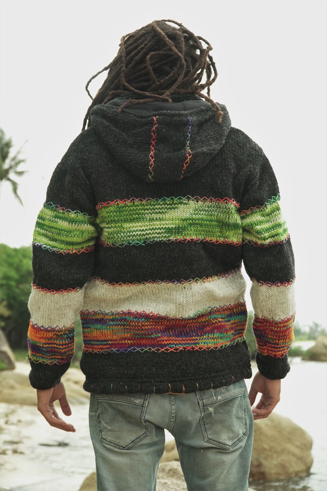 Wool Jacket - Multicolour - Rainbow