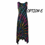 Bohemian Tie Dye Maxi Dress - Various Colours
