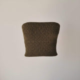 Crinkle Cotton Stretchy Tube Top - Various Colours