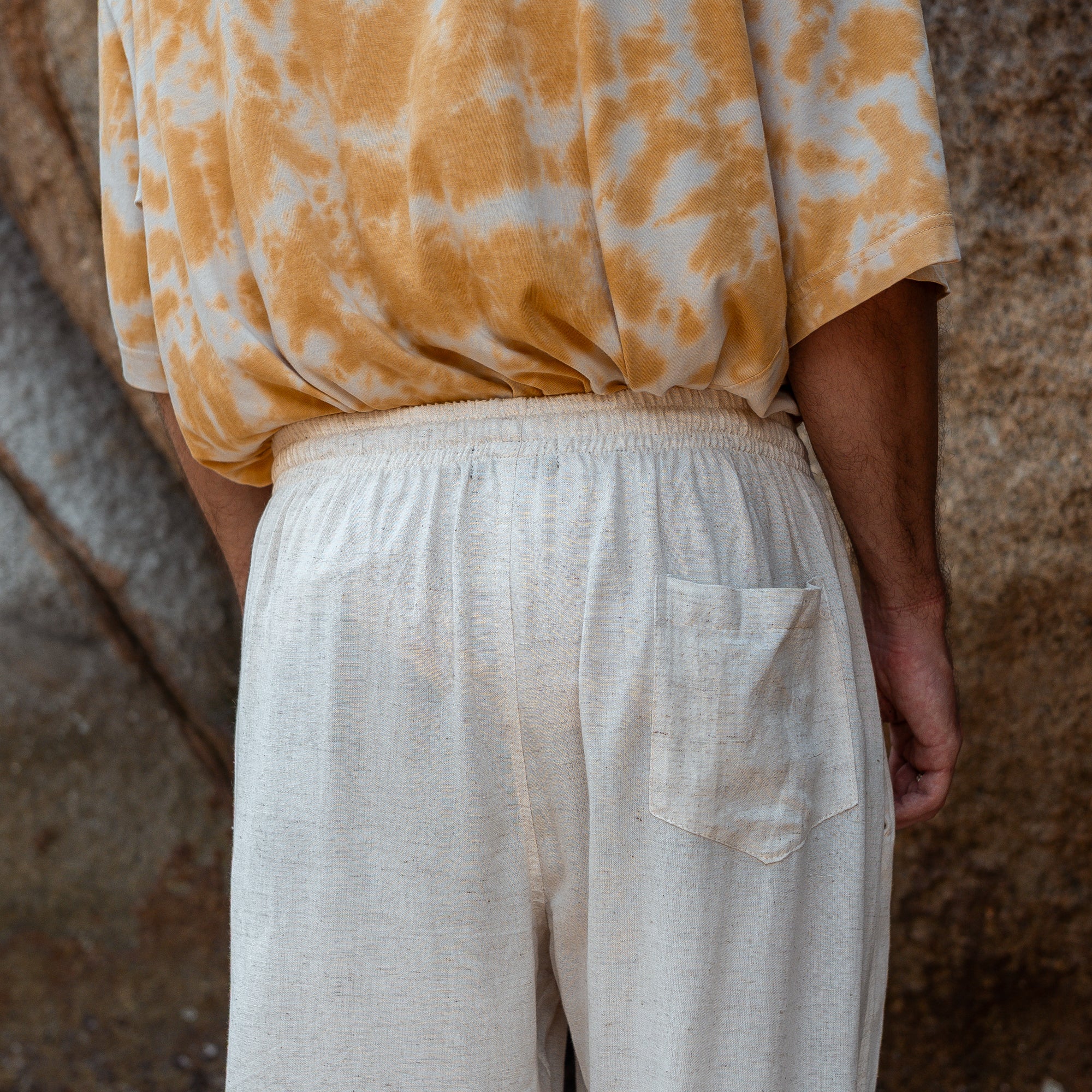 Hemp & Cotton Baggy Summer Trousers - Various Colours