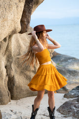 Boho Tiered Cotton Skirt – | Elasticated Waist | Various Colours
