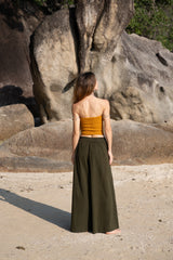 Wide Leg Palazzo Trousers | Plain Boho Festival Trousers | Various Colours