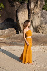 Wide Leg Palazzo Trousers | Plain Boho Festival Trousers | Various Colours