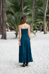 Tiered Cotton Boho Maxi Skirt | Various Colours