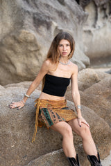 Crinkle Cotton Stretchy Tube Top - Various Colours