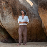 Hemp & Cotton Baggy Summer Trousers - Various Colours