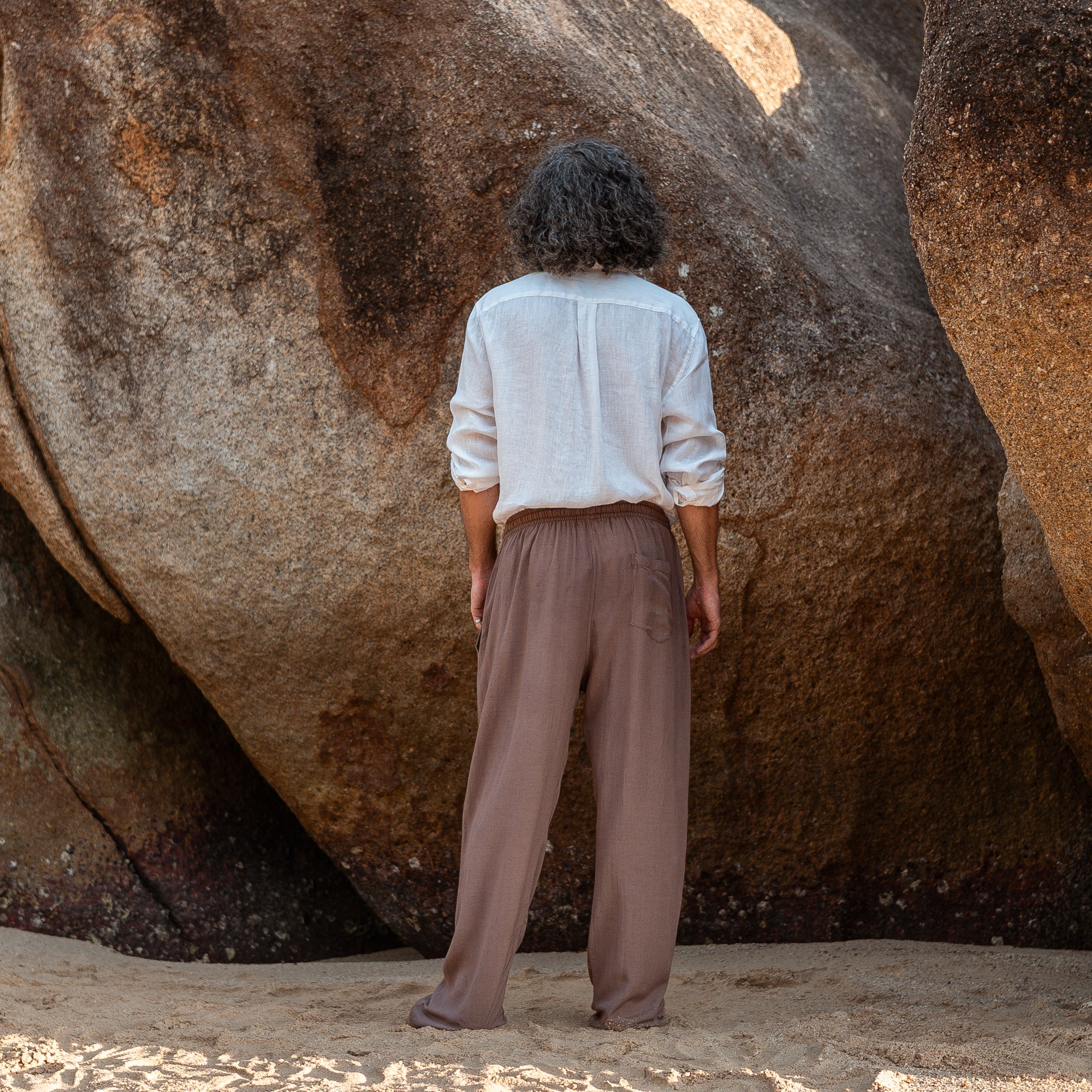 Hemp & Cotton Baggy Summer Trousers - Various Colours