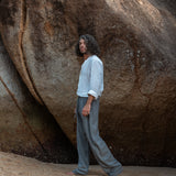 Hemp & Cotton Baggy Summer Trousers - Various Colours