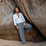 Hemp & Cotton Baggy Summer Trousers - Various Colours