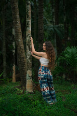 Warm Blanket Trousers - Aztec - Turquoise