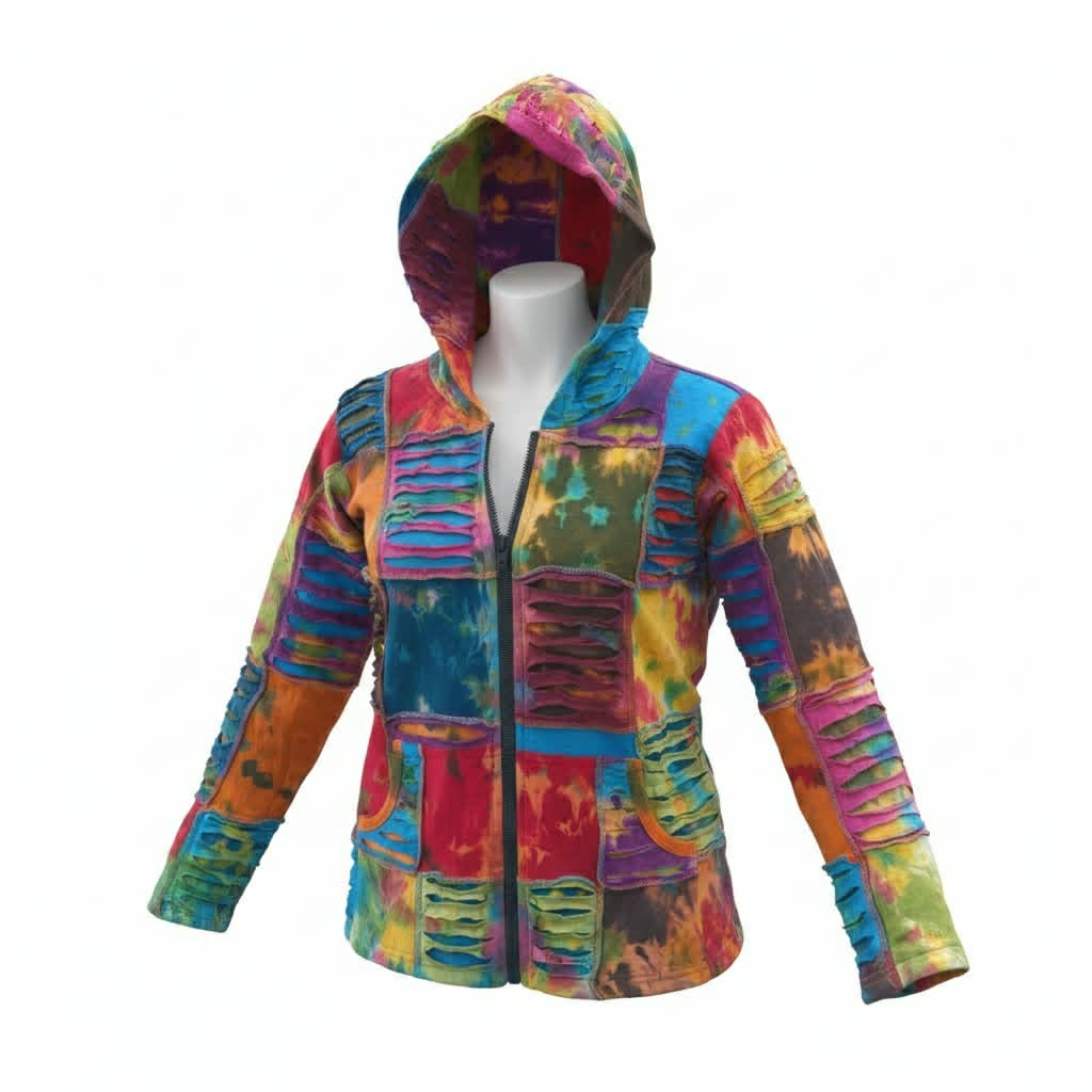Vibrant Tie-Dye Festival Hoodie