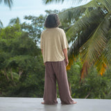 Brown Hemp Cotton Thai Fisherman Pants – Tall Boho Yoga Trousers