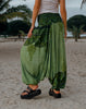 Harem Pants - Cute Mandala - Green