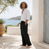 Hemp & Cotton Baggy Summer Trousers - Various Colours