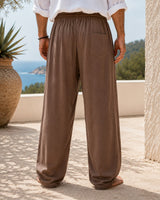 Hemp & Cotton Baggy Summer Trousers - Various Colours