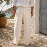 Hemp & Cotton Baggy Summer Trousers - Various Colours