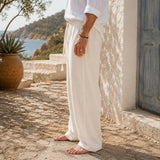 Hemp & Cotton Baggy Summer Trousers - Various Colours