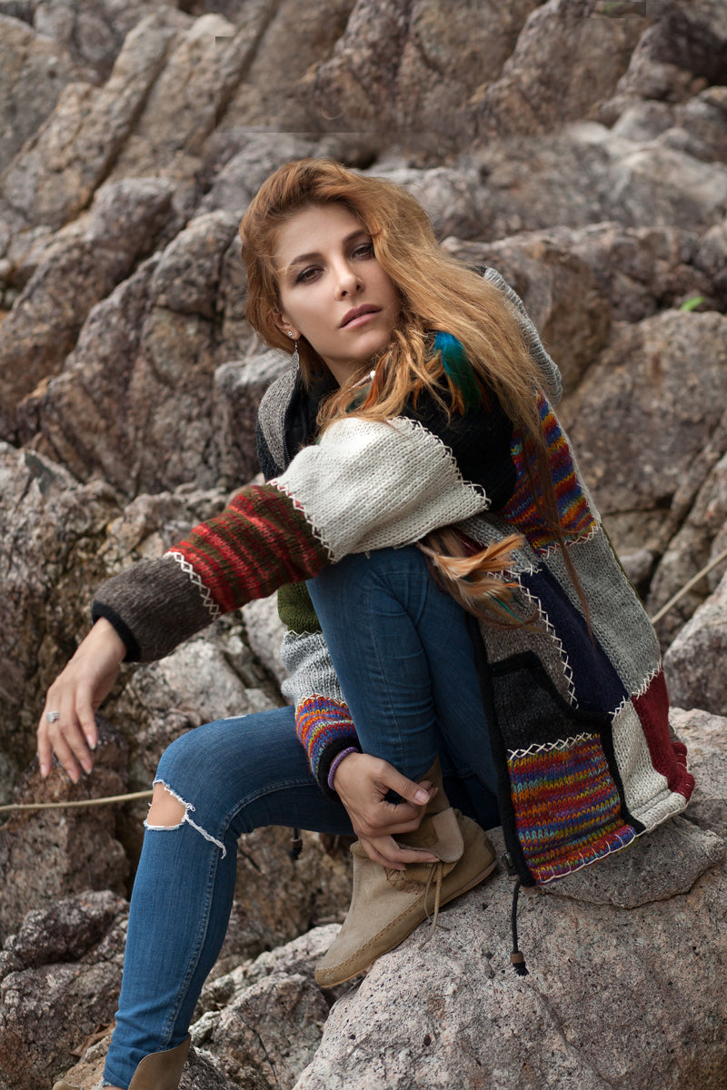 Wool Jacket - Multicolour- Rainbow