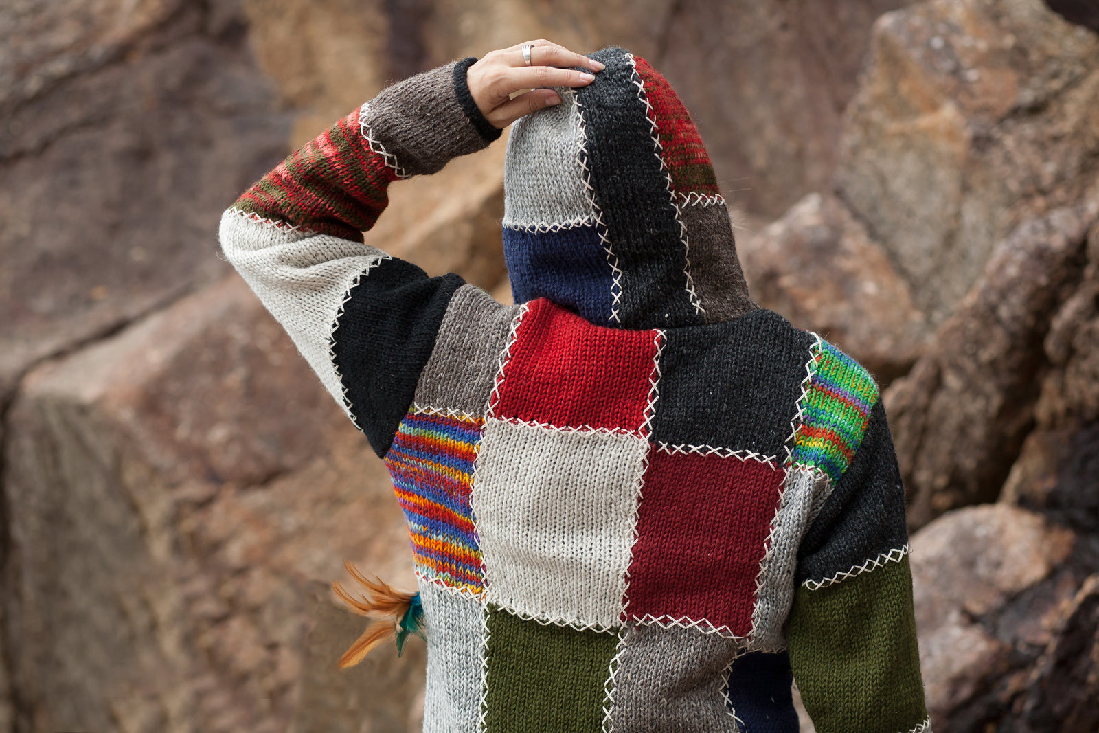 Wool Jacket - Multicolour- Rainbow