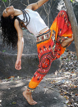 Harem pants – Chakra Pattern – Orange