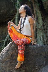 Harem pants – Chakra Pattern – Orange