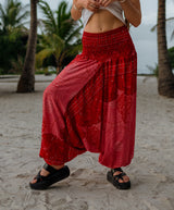 Harem Pants - Cute Mandala - Peach