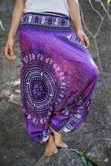 Harem pants – Chakra Pattern – Purple