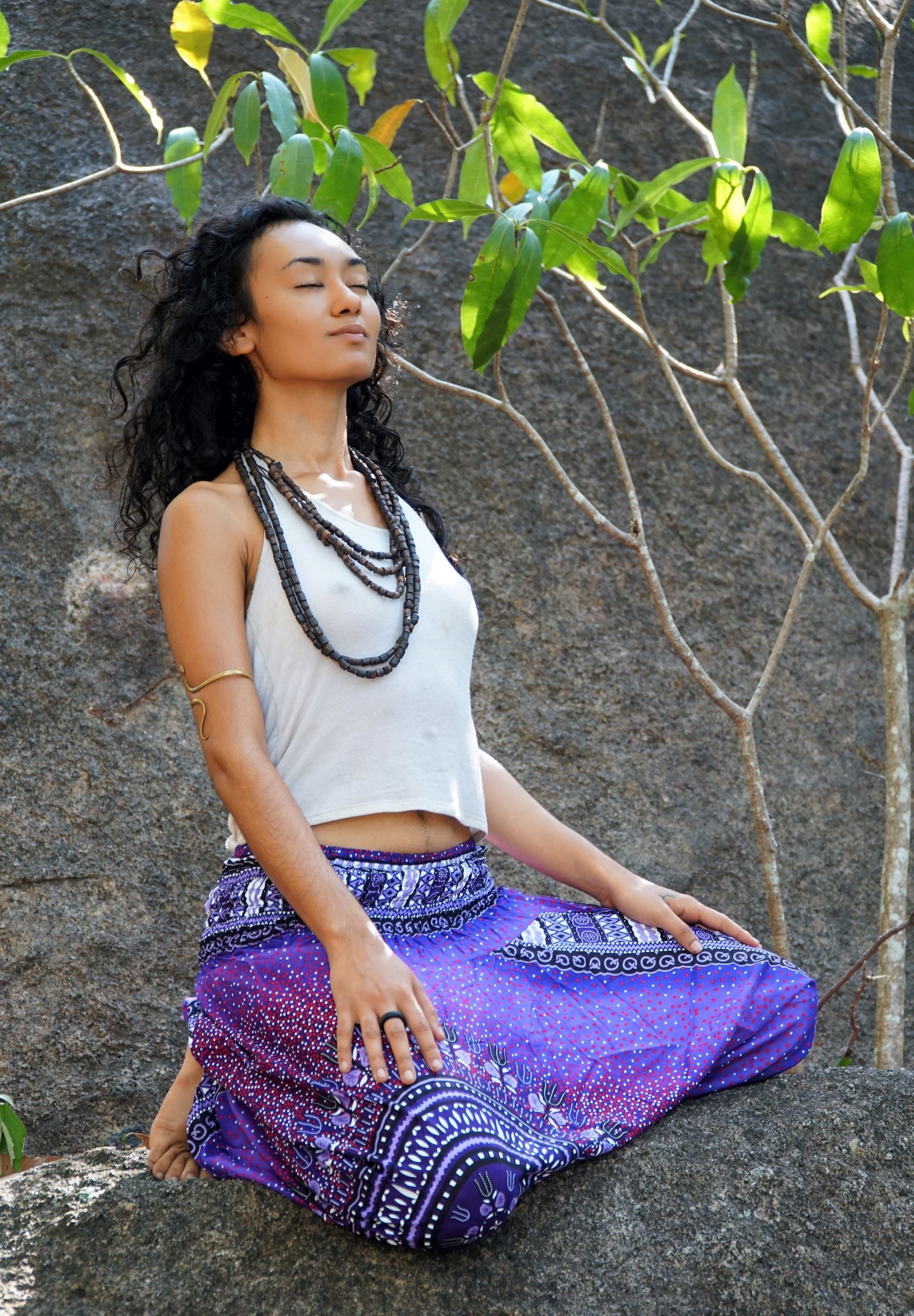 Harem pants – Chakra Pattern – Purple