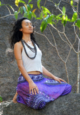 Harem pants – Chakra Pattern – Purple
