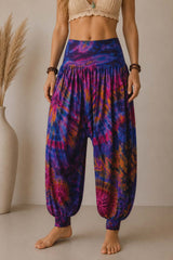 Tie Dye Harem Trousers - Various Colours