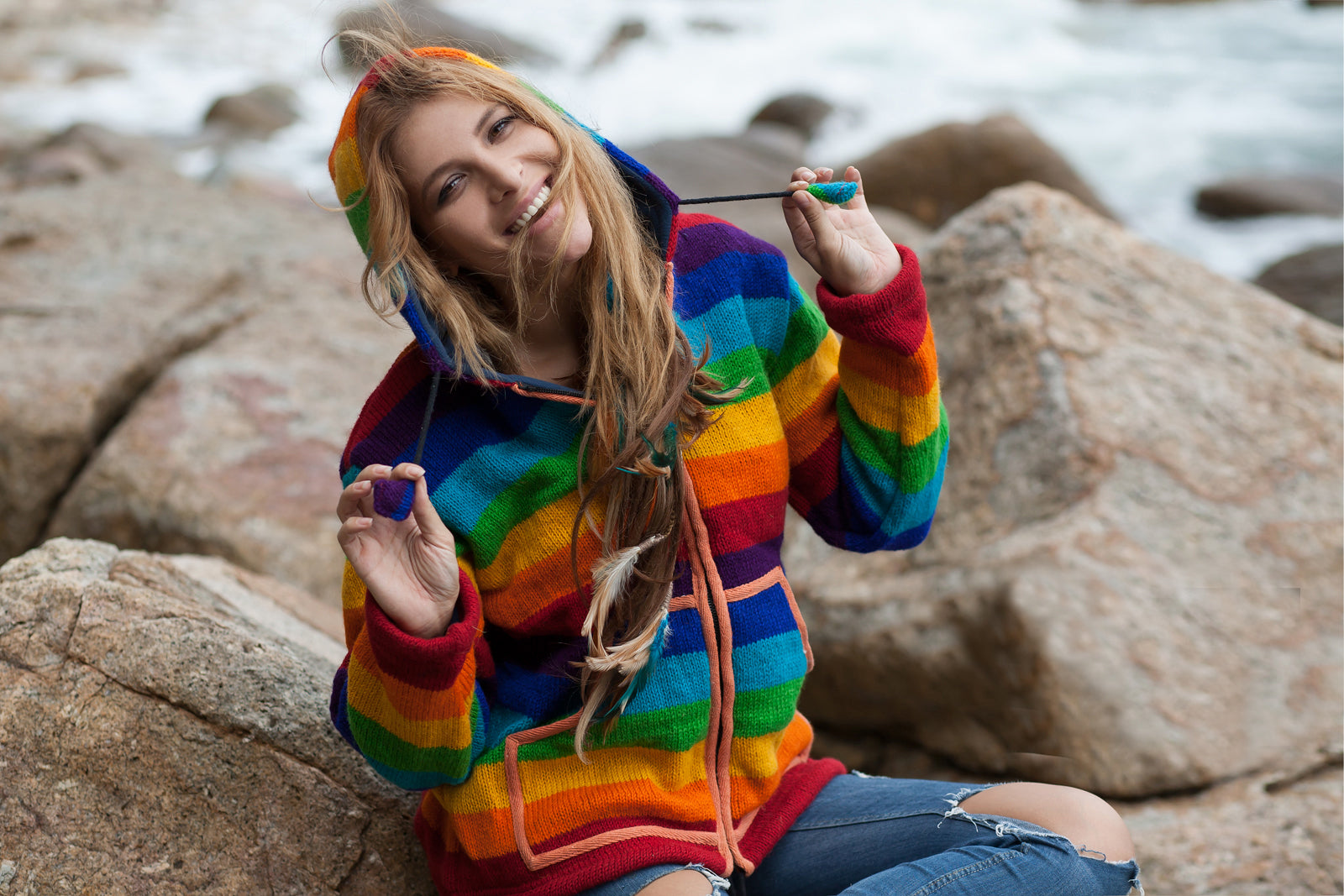 Wool Jacket - Rainbow