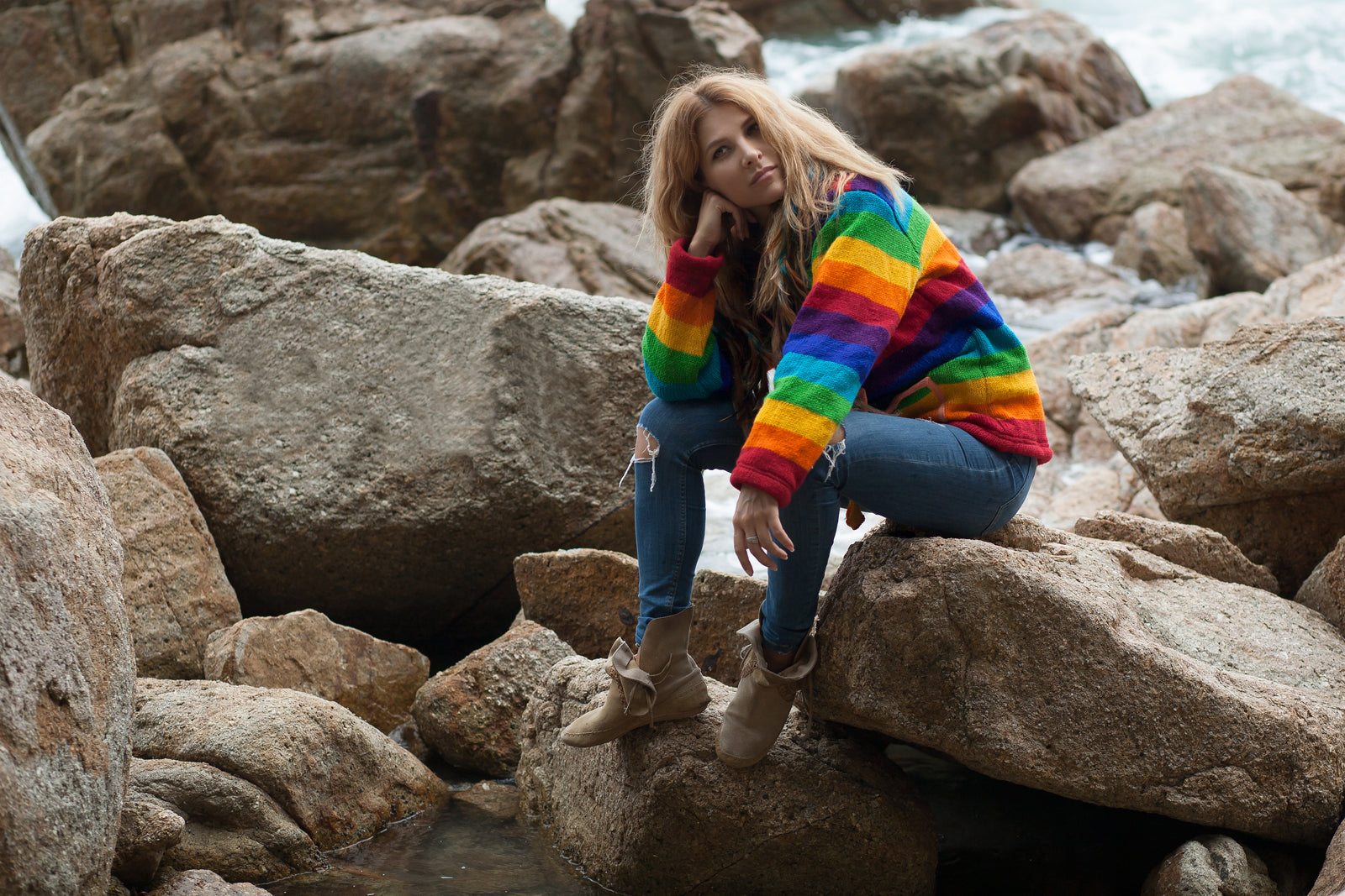 Wool Jacket - Rainbow