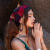 Tie Dye Patchwork Bandana – Boho Hippie Festival Headscarf