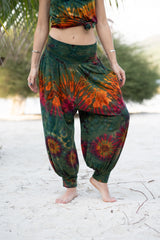 Tie Dye Harem Trousers - Various Colours