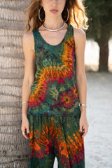 Tie Dye Tank Top | Festival & Boho Hippie Style
