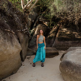 Harem Pants - Cute Mandala - Turquoise