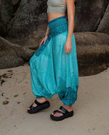 Harem Pants - Cute Mandala - Turquoise