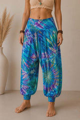 Tie Dye Harem Trousers - Various Colours