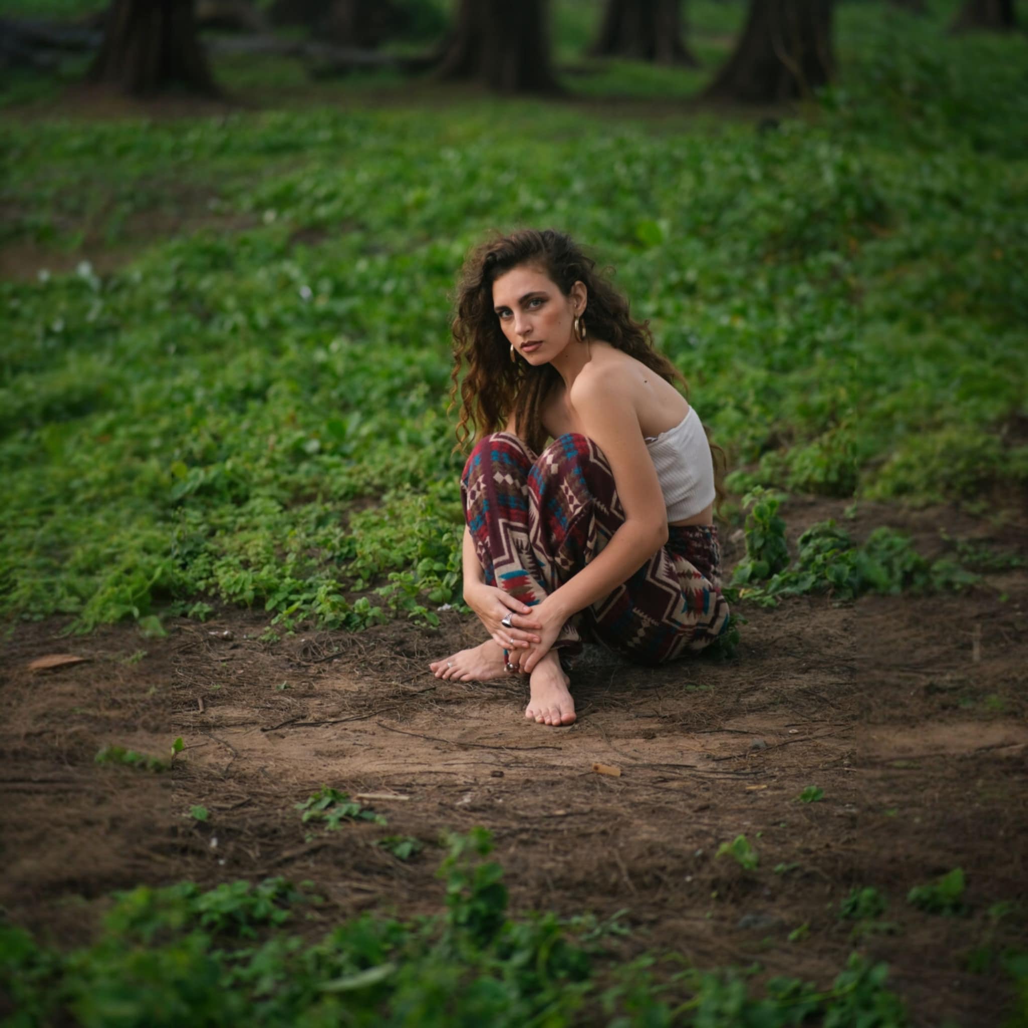 Warm Blanket Trousers - Aztec - Maroon