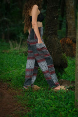 Warm Blanket Trousers - Love Hearts - Grey