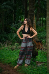 Warm Blanket Trousers - Love Hearts - Grey