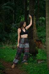 Warm Blanket Trousers - Love Hearts - Grey