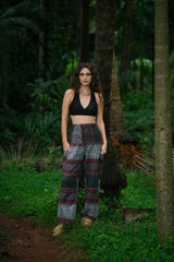 Warm Blanket Trousers - Love Hearts - Grey