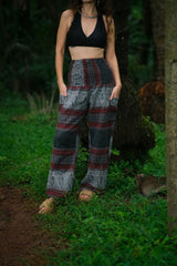 Warm Blanket Trousers - Love Hearts - Grey