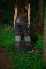 Warm Blanket Trousers - Love Hearts - Grey