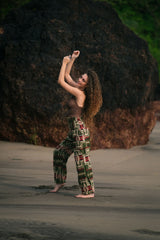 Warm Blanket Trousers - Aztec - Green