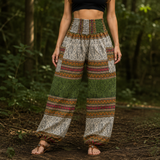 Warm Blanket Trousers - Love Hearts - Green
