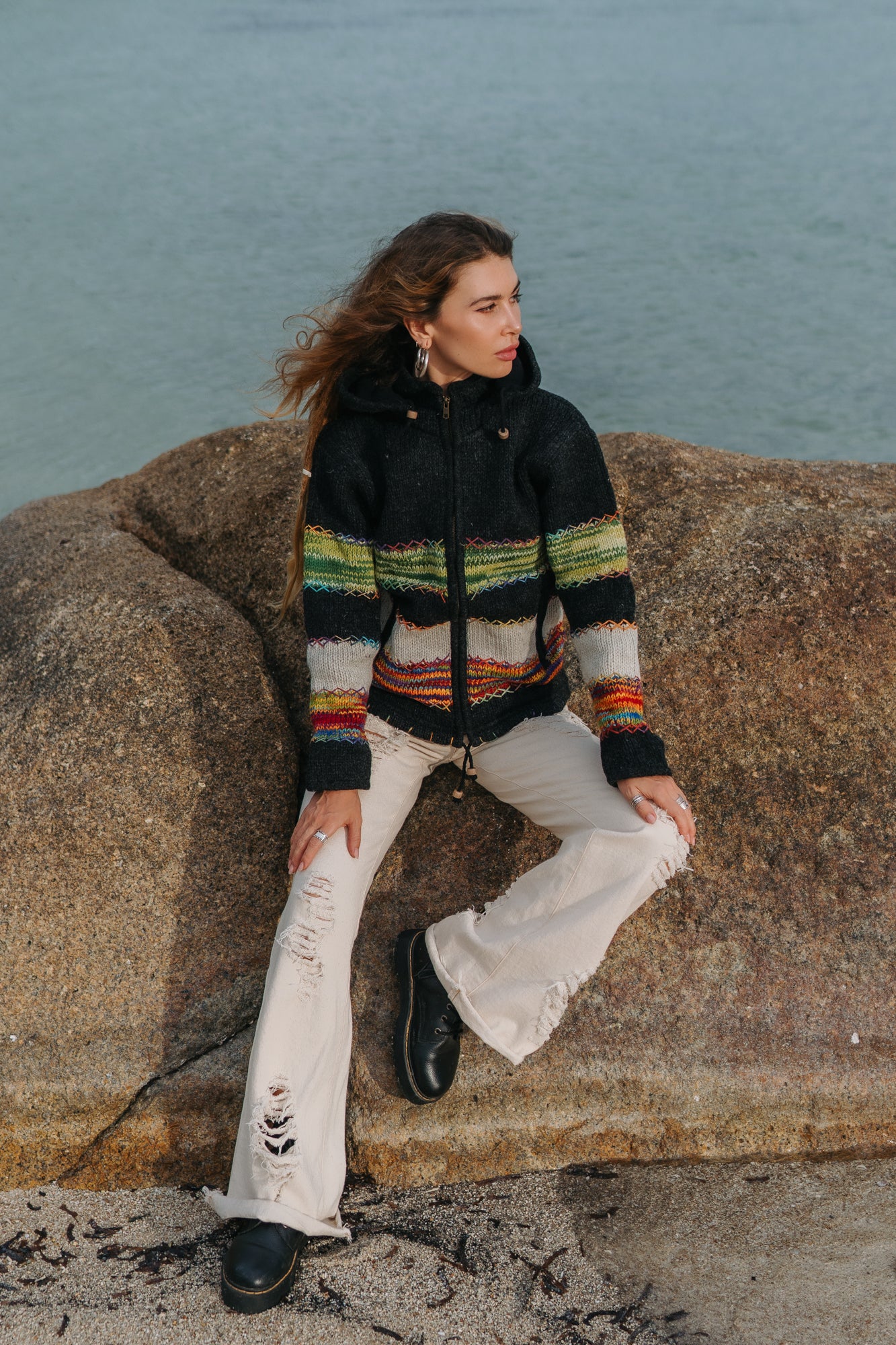 Wool Jacket - Multicolour - Rainbow