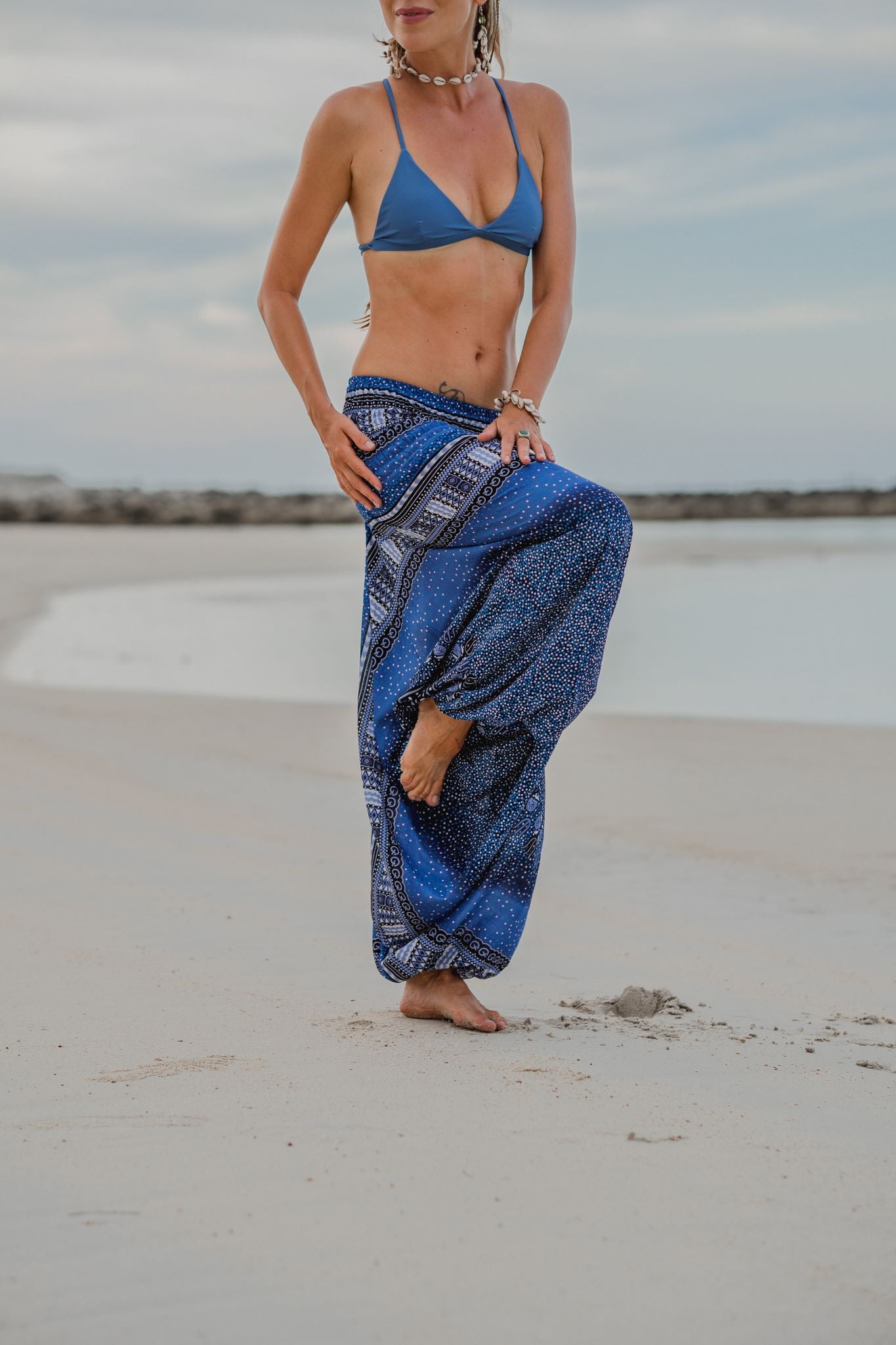 Harem pants – Chakra Pattern – Blue